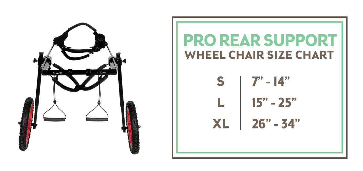 Pro Quad Full Support Dog Wheelchair - LARGE | Best Friend Mobility