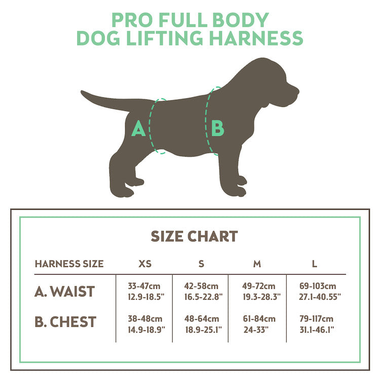 PRO Full Body Dog Lifting Harness